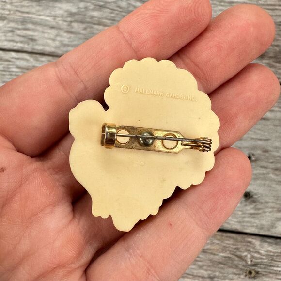 Vintage Jewelry Hallmark Turkey Brooch Pin Thanksgiving Jewelry - Picture 2 of 2